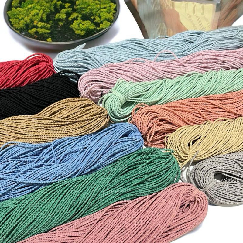 1 Meter Korean Threaded Elastic Rope (Threaded Rubber/Mine Rubber ...