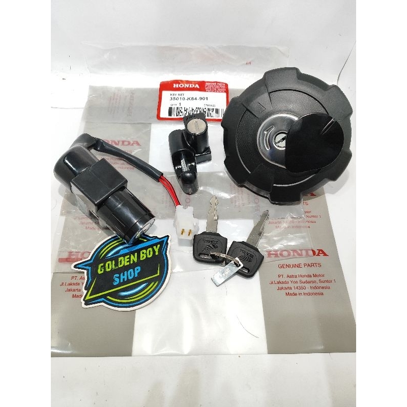 Ignition KEY SET Tank Cap CRF 150 CRF 150L 35010K84901 KEY SET ORIGINAL HONDA Shopee Philippines
