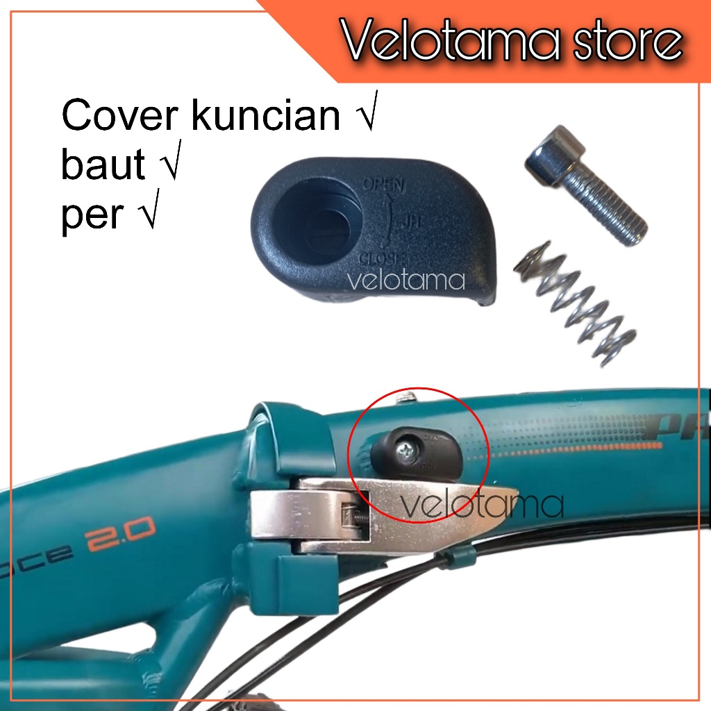 Folding Bike frame Lock veloce Folding Bike frame Lock | Shopee Philippines