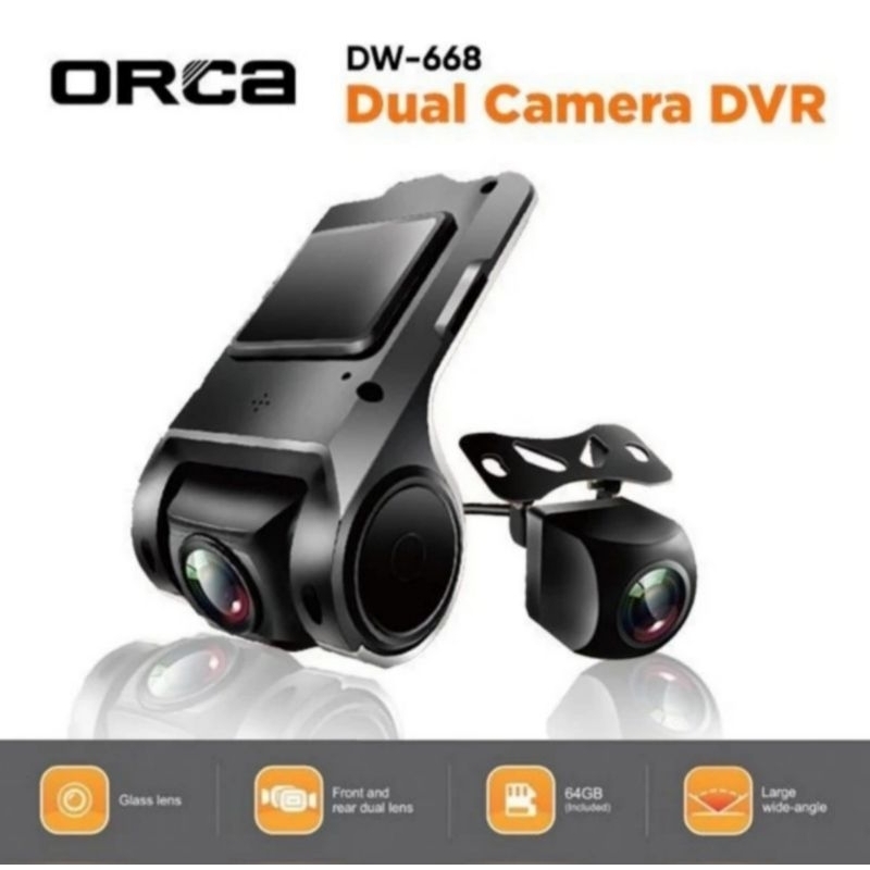 UNIVERSAL ANDROID DVR HEAD UNIT Camera ORCA DW 668 ORIGINAL DVR Camera ...