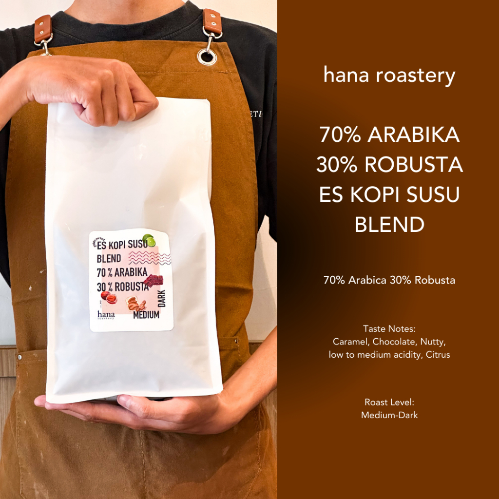 Blend ICE MILK COFFEE - 70/30 Arabica Robusta Espresso Roast Seeds ...