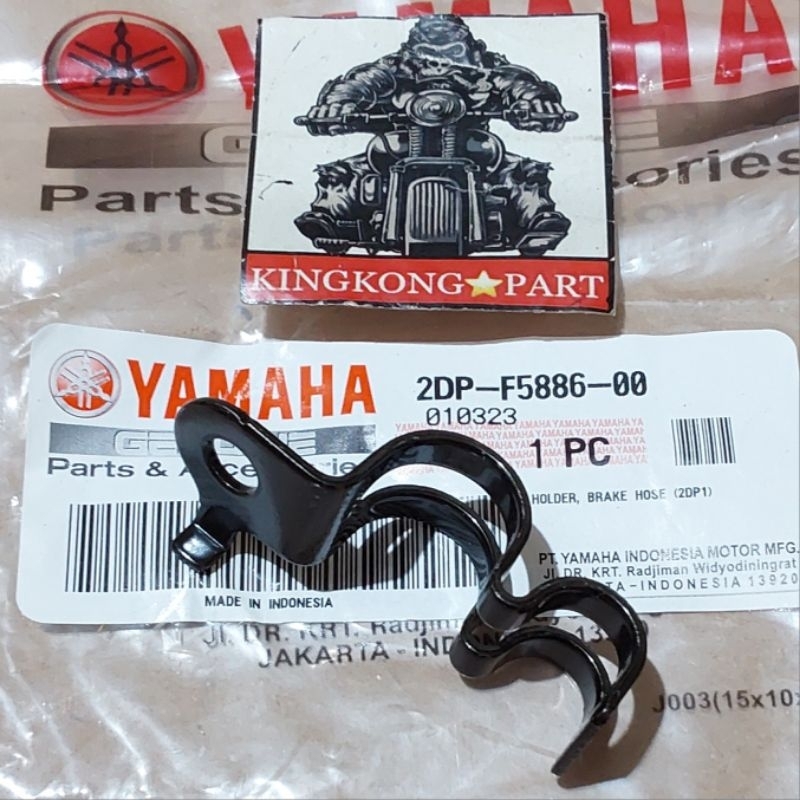 Nmax rear brake hose clam clamp old holder bracket hose original 2dp ...