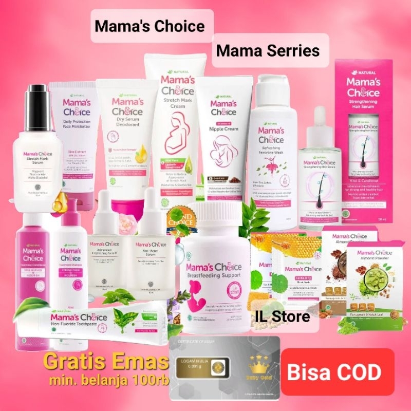 Mama's Choice Skin expert serries Stretchmark cream Shampoo Dry