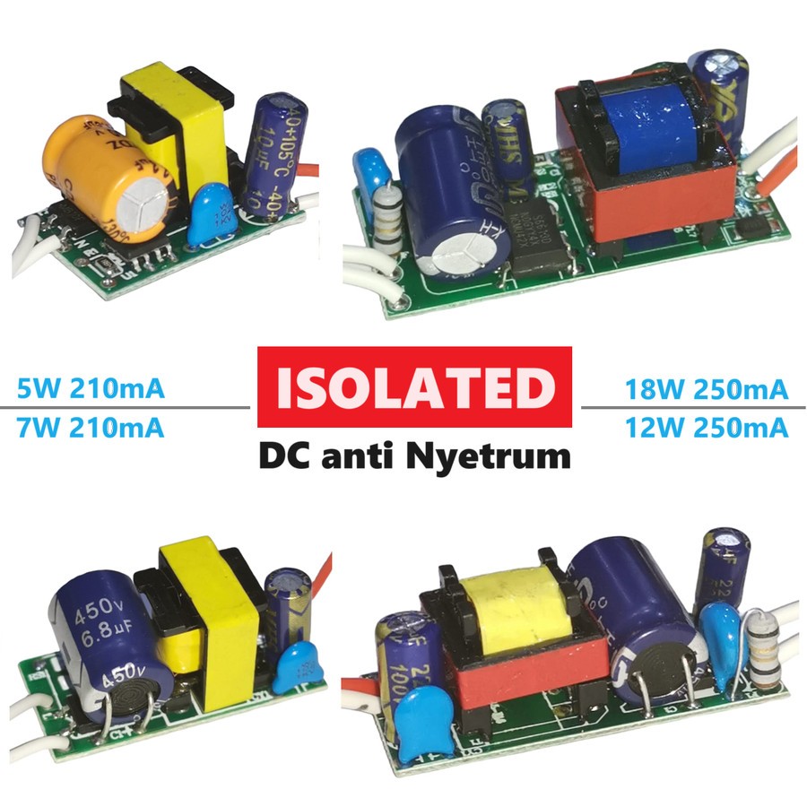 Led Driver HPL ISOLATED 5W 12W 18W DownLight Beam Bulb Ceiling Light ...