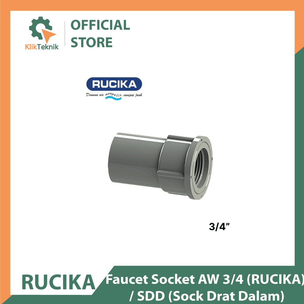 Faucet Socket AW 3/4 (RUCIKA) / SDD (Sock Drat Dalam) | Shopee Philippines