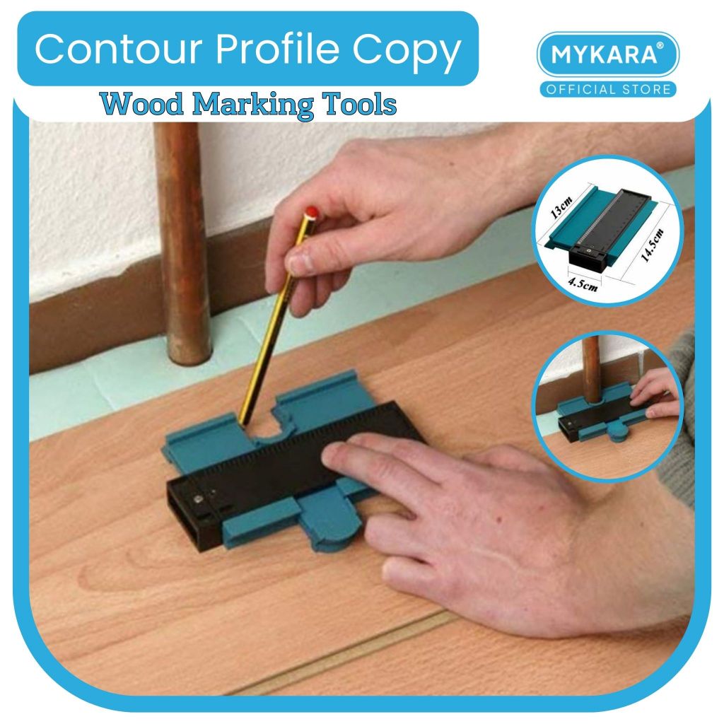 Contour Profile Copy Gauge Duplicator Wood Marking Tools 5 Inch Curved