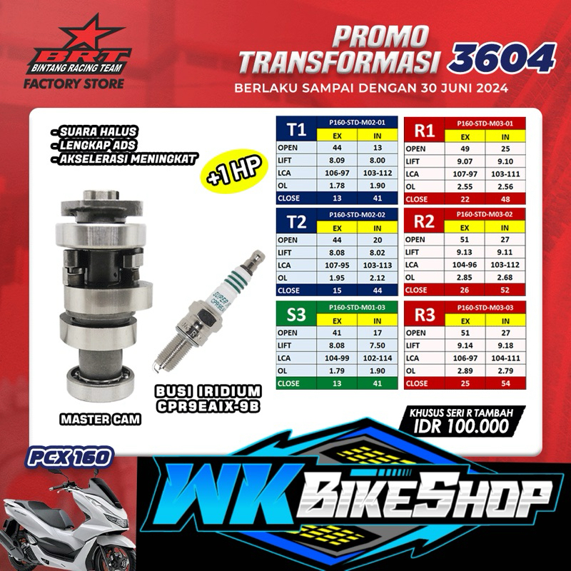 Noken AS BRT PCX 160 ADV 160 VARIO 160 STYLO 160 (S3 / T1 / T2 / R1 ...