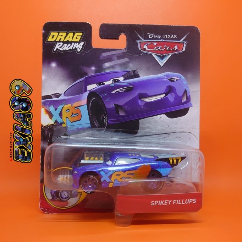 Disney Pixar Cars XRS Drag Racing - Spikey Fillups Mattel | Shopee ...