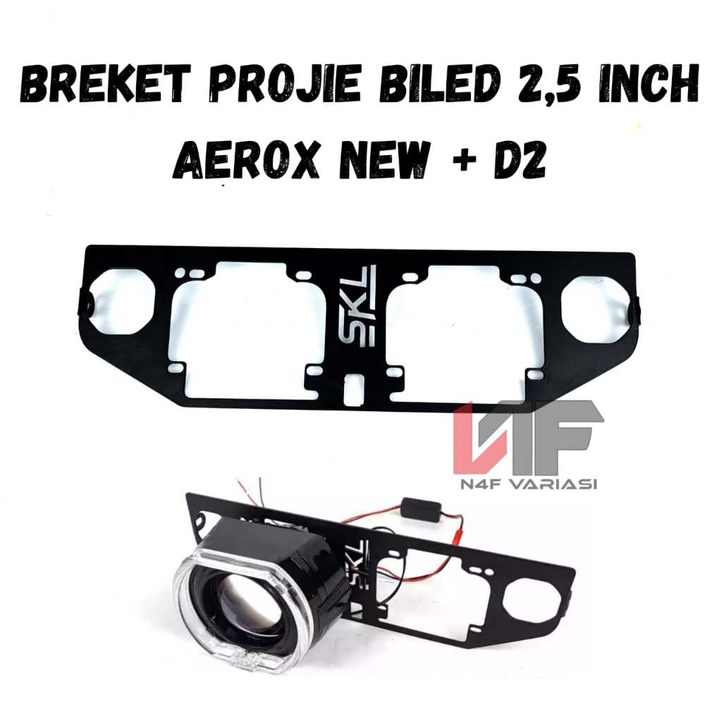 Bracket Biled Aerox New Bracket Projie 3mm Aes Wst 2 5 Aerox New Pnp