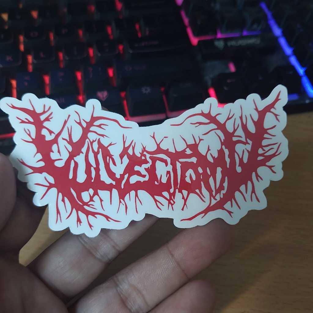 Death METAL BAND Sticker - VULVECTOMY | Shopee Philippines