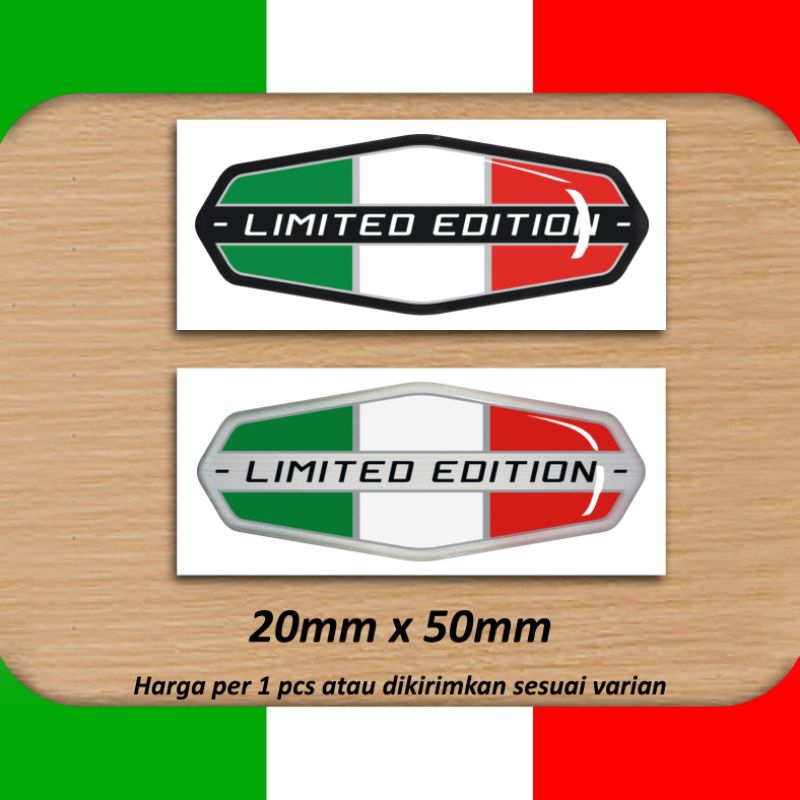 Small Italian Limited Edition Series Embossed Sticker | Shopee Philippines