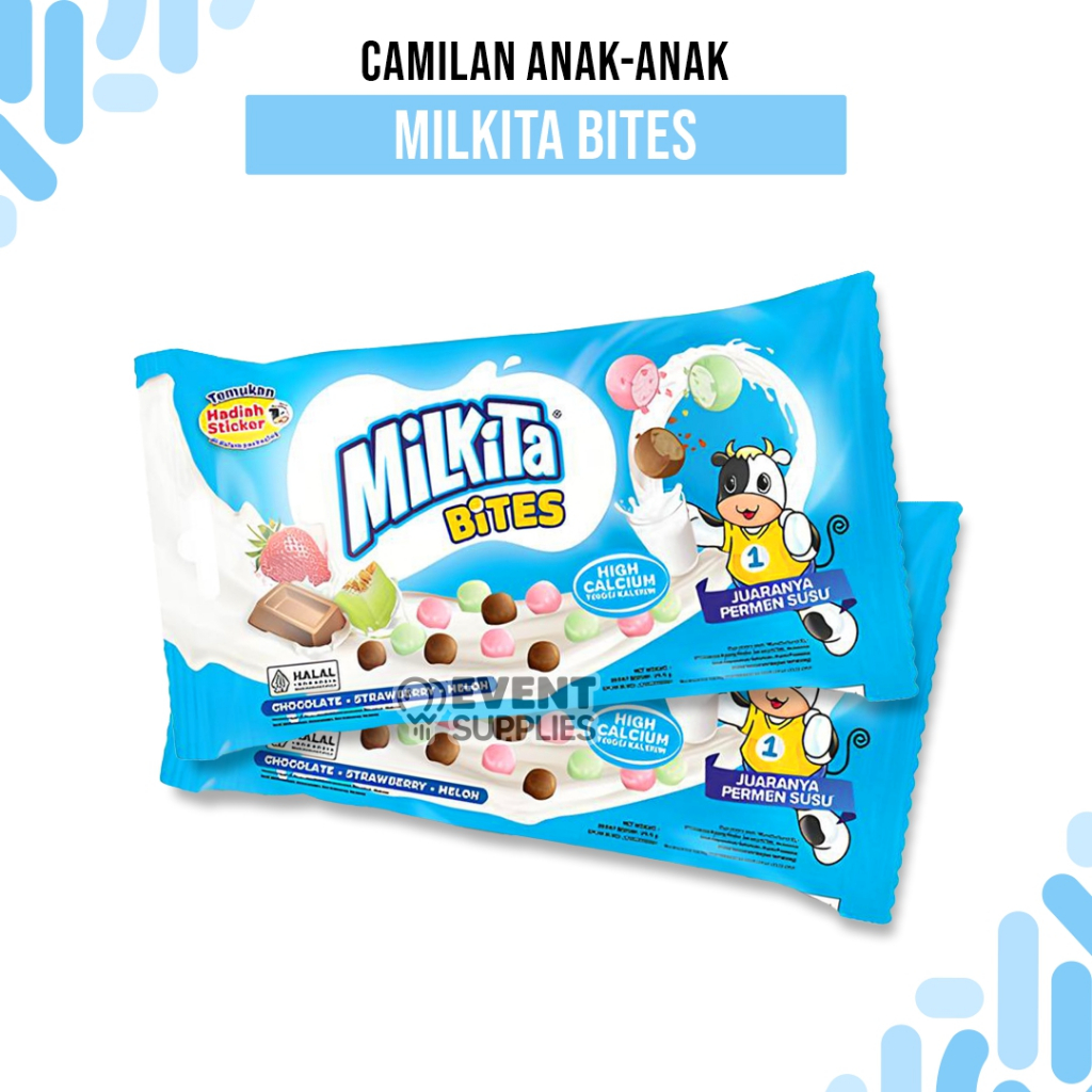 Milkita Bites Candy Sachet / Viral Candy Bites Flavored Milk Candy ...