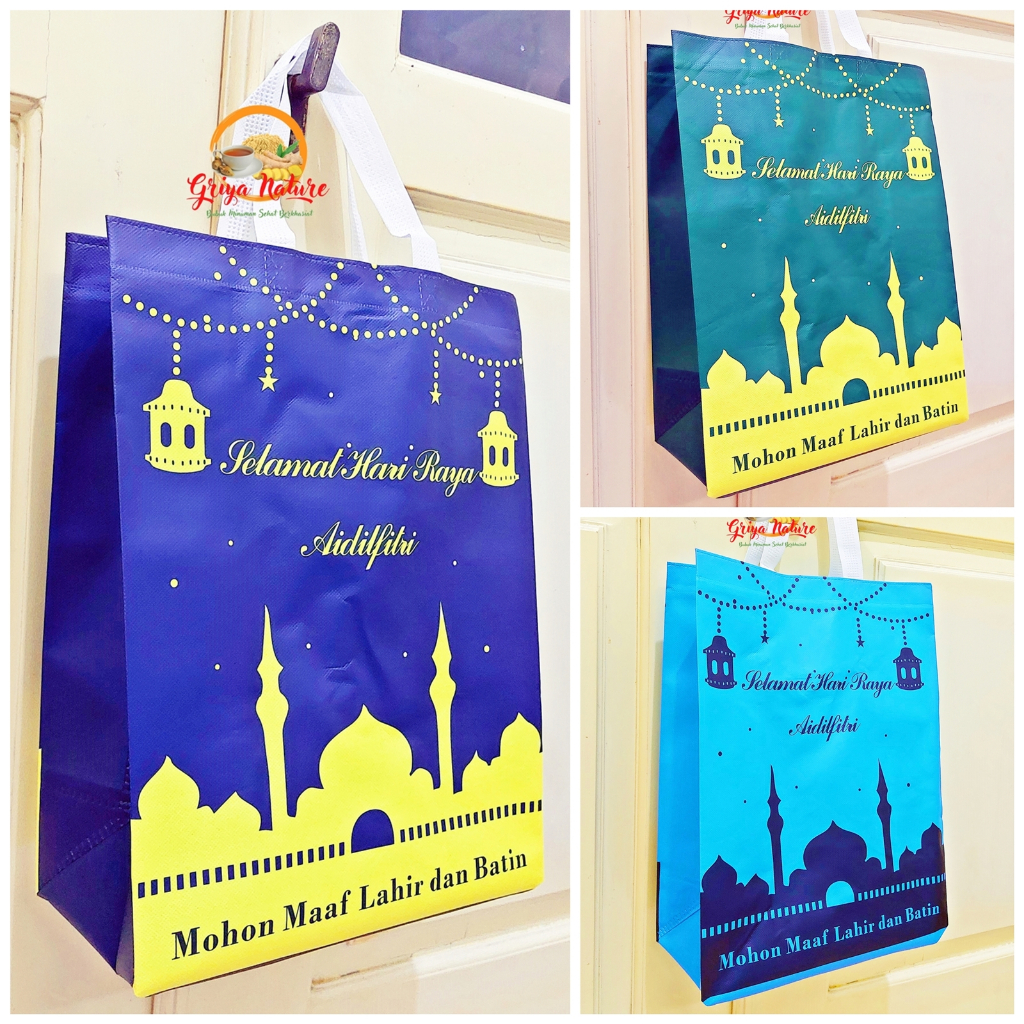 Eid AlFitr Bags JUMBO Width Slanted Large 31x40x15cm Eid Parcel Bags
