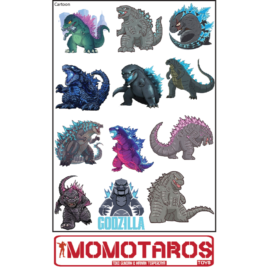Godzilla vs Kong transparent waterproof Sticker 1 pc | Shopee Philippines