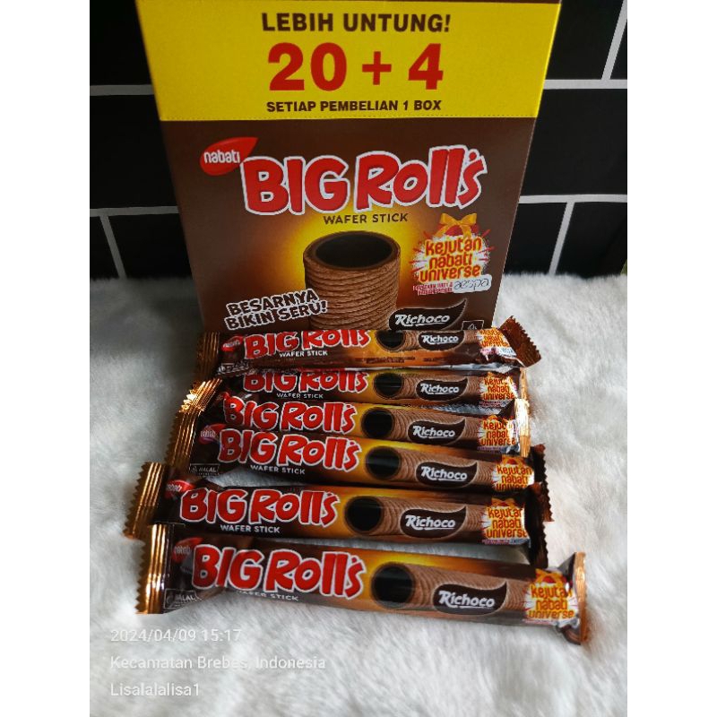 Big ROLL Wafer stick contains 20+4 pcs | Shopee Philippines