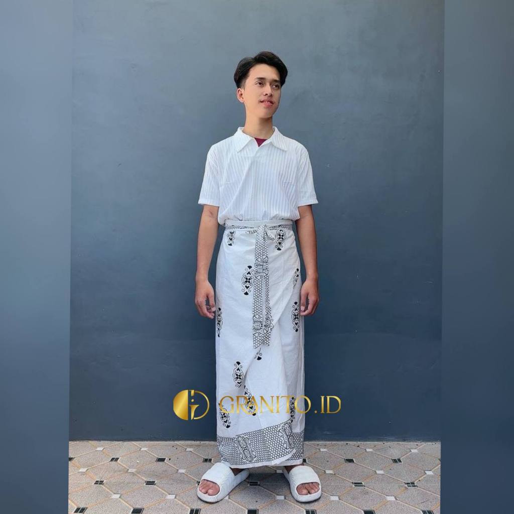 Granito.id Sarong SRIKANDI Sarwon Batik Men Women Sarong Wrapped Skirt Weaving Original sumba toraja jepara bali lombok ntt indonesia Shopee Philippines