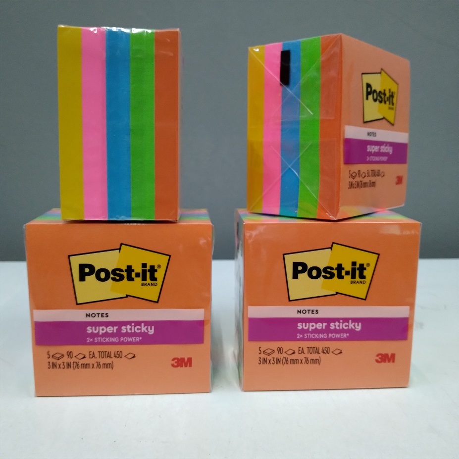 3m Post It Super Sticky Notes 654-5SSAU 3inch x 3inch | Shopee Philippines