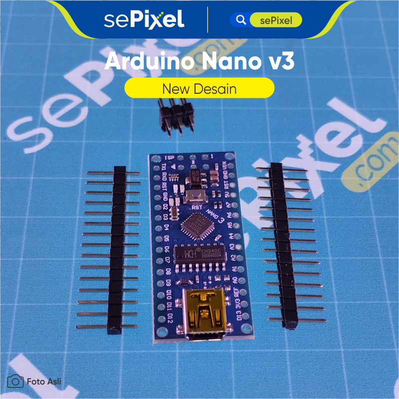 Arduino Nano v3 v3.0 ATMEGA328P 5V 16Mhz CH340 | Shopee Philippines