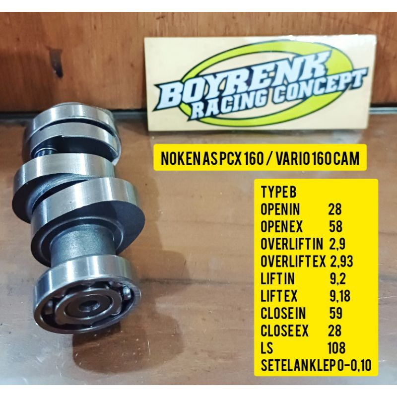 Noken AS RACING VARIO 160 PCX 160 ADV 160 CAM / CUSTOM - BOYRENK ...