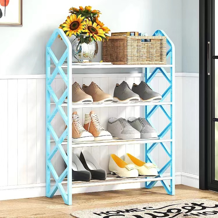 Best Selling!! 4-tier Stainless Steel Slipper Shoe Rack+Plastic Shoe ...