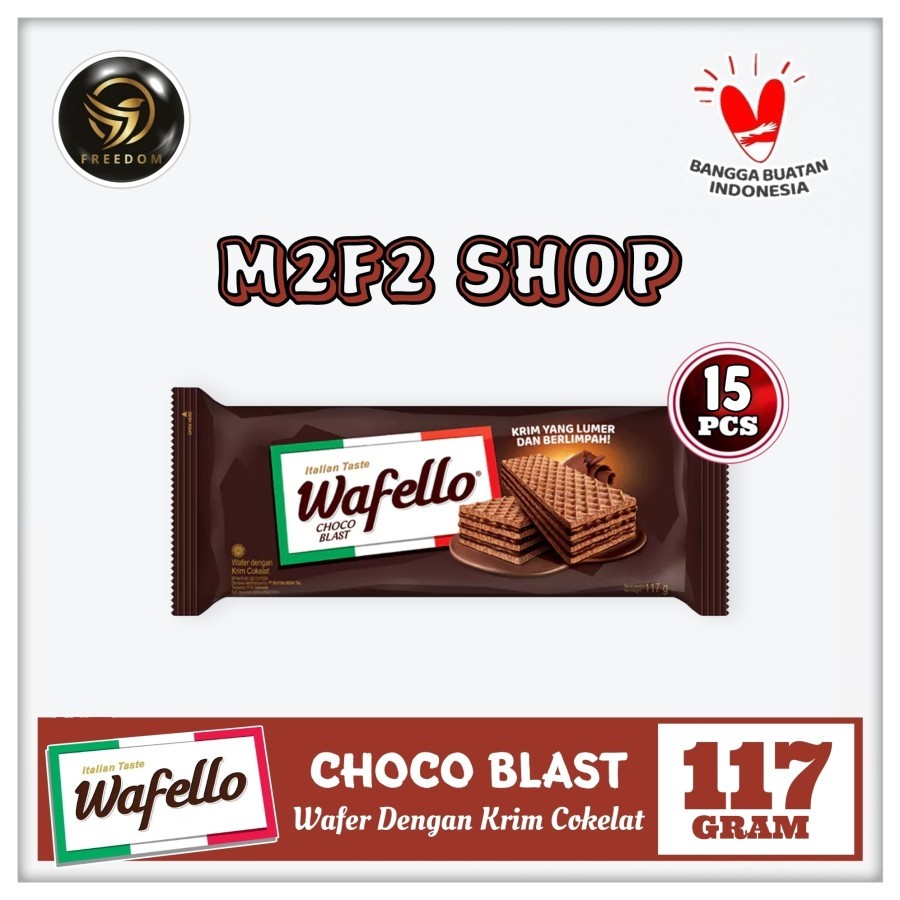 Roma Wafer Waffle Choco Blast | Chocolate Cream - 117 gr (15Pcs ...