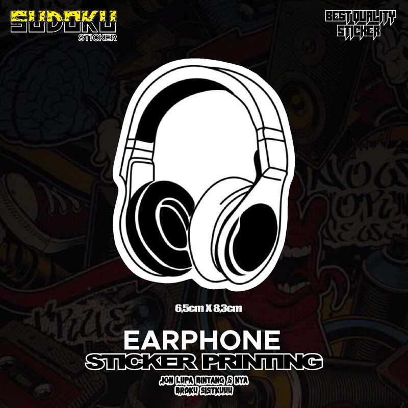 HP STICKER STICKER PRINTING HEAD PHONE HEADSEAT COOLhp|BAND STICKER ...