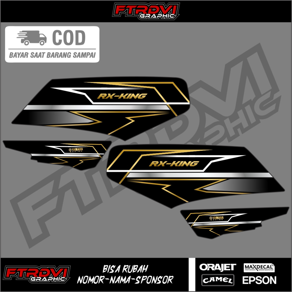 Rx-king SPECIAL EDITION MOTORCYCLE VARIATION STICKER | Shopee Philippines