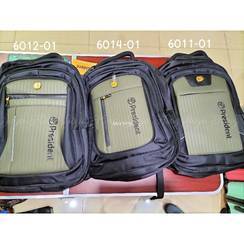 PRESIDENT 18 Inch USB Laptop Backpack Imported School Work Bag | Shopee ...