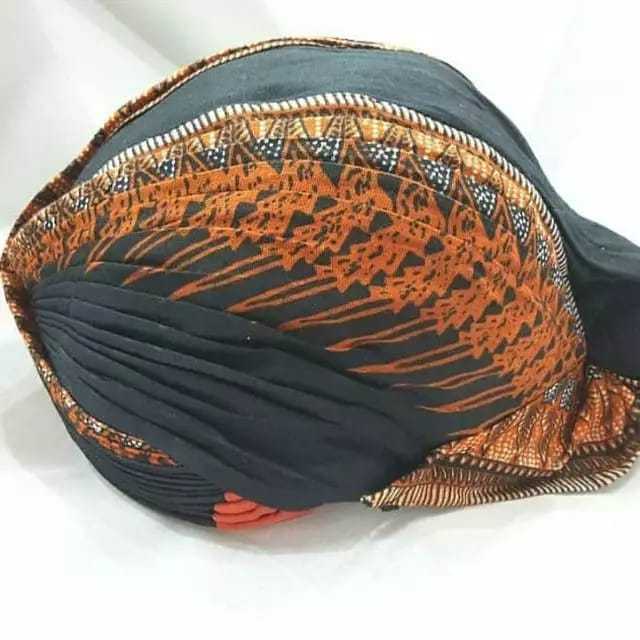 Jogja Traditional Blangkon with Modang Batik Motif Can Be Folded ...