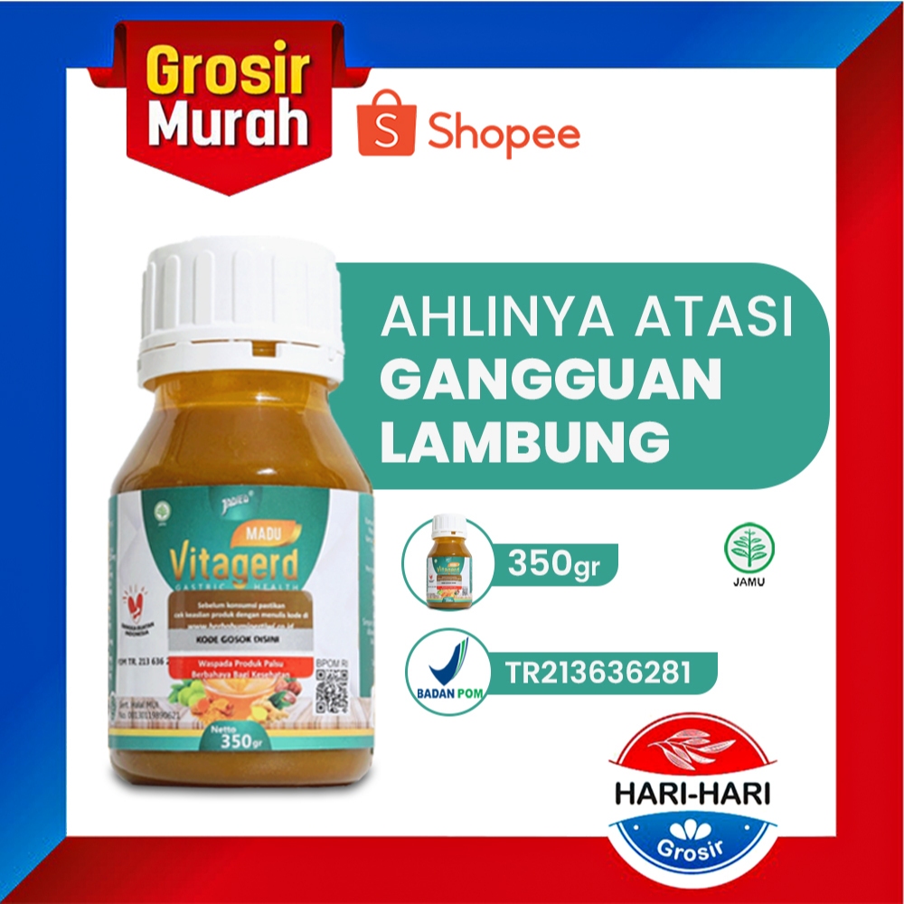 Vitagerd Herbal Honey Original Stomach Acid Ulcer Medicine Vita Gerd ...