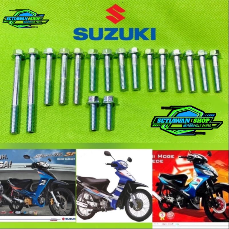 MESIN 1set shogun 125 r old 125 sp arashi magnetic clutch left and ...