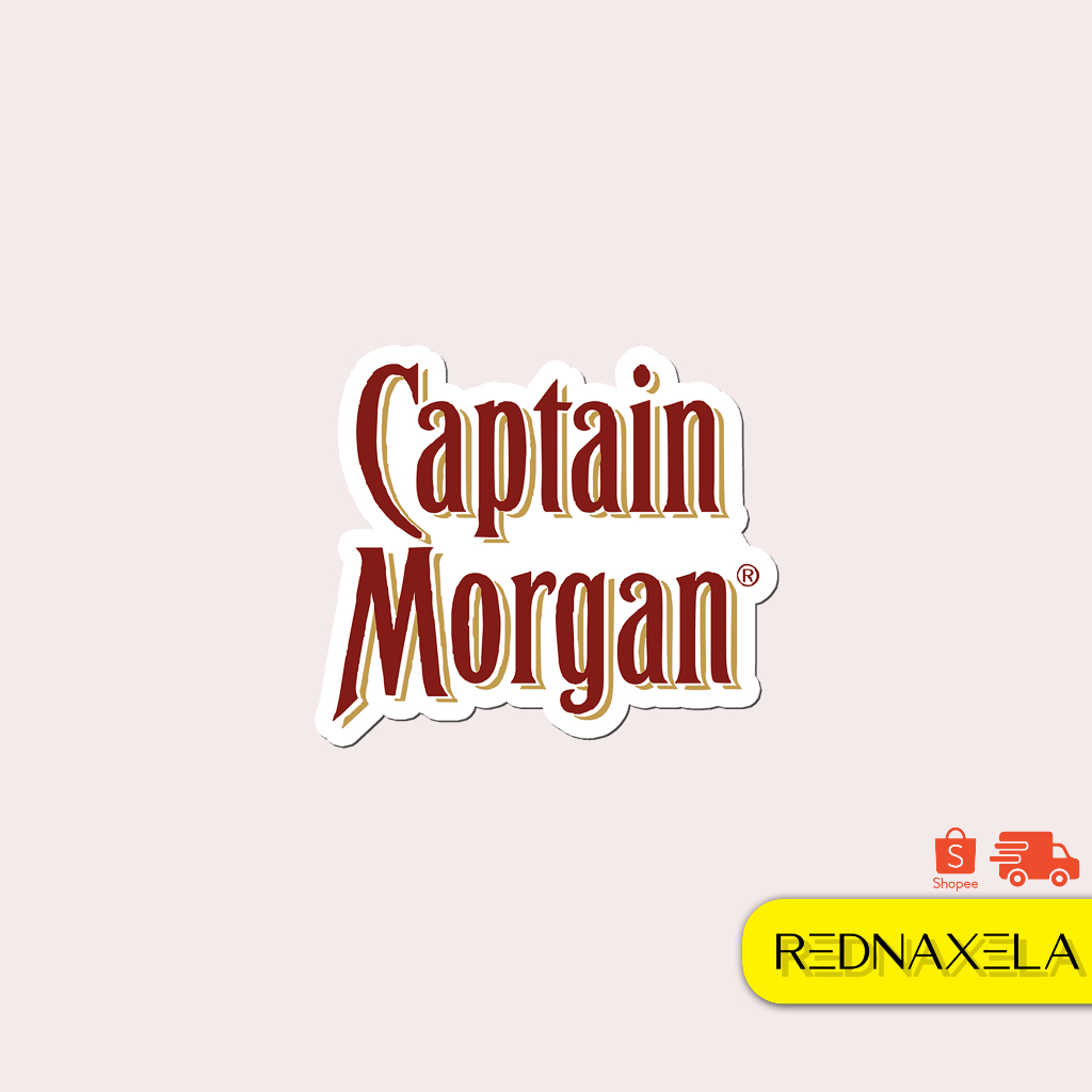 Captain Morgan 2 Vinyl Sticker Outdoor Waterproof Suitcase Sticker ...