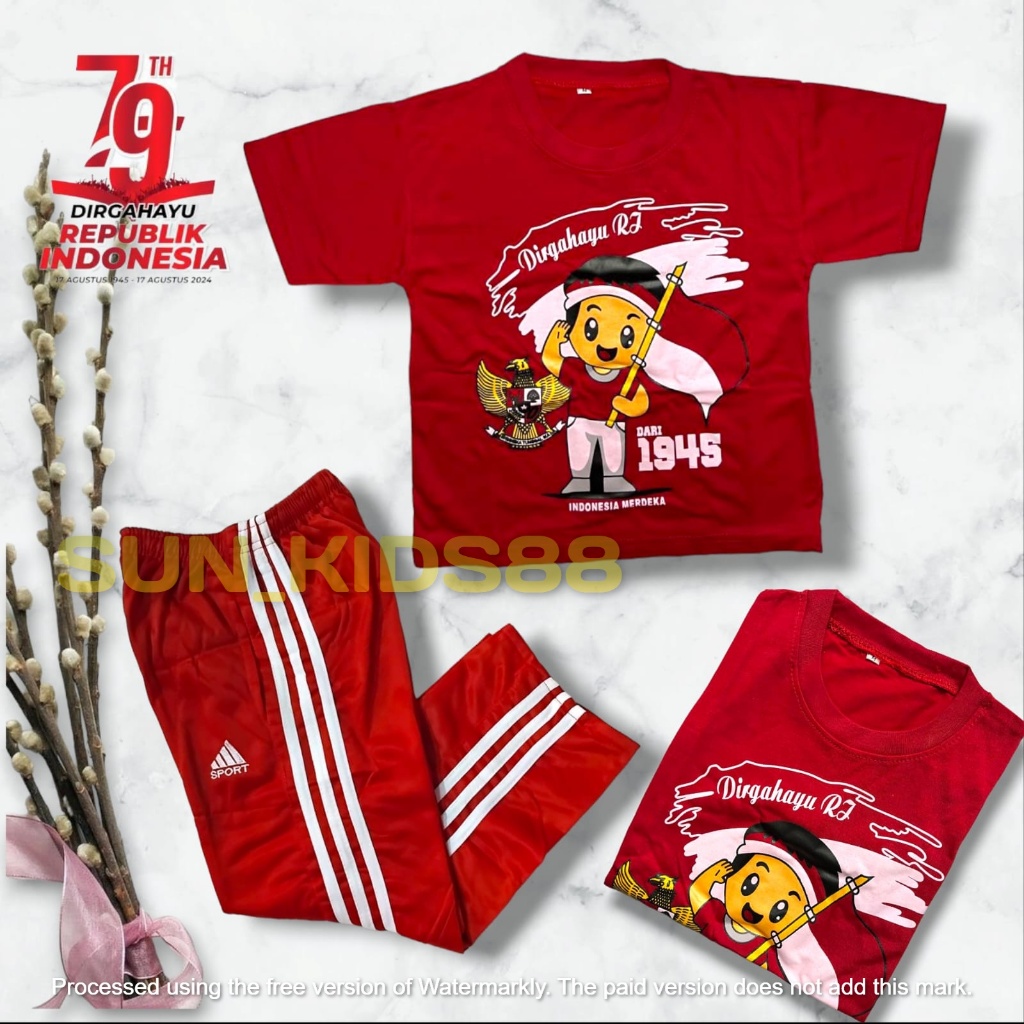 MERAH Merdeka Anomali Suit Wanset Children 17 August Ballerina Couple ...