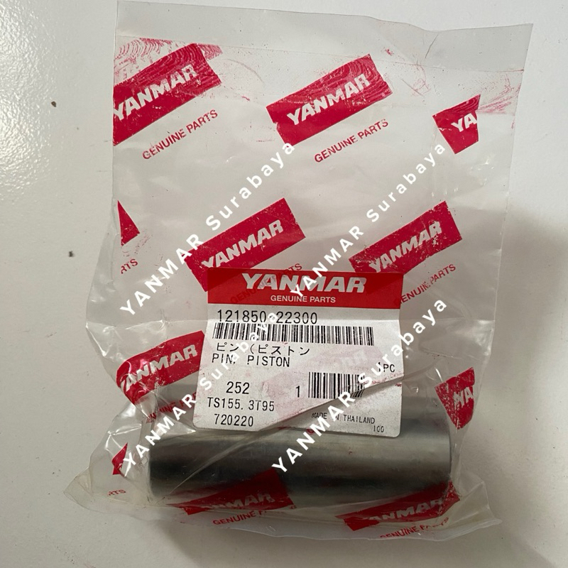 Piston Pin Yanmar TF155 Seker Pen/135 121850-22300 Original | Shopee ...