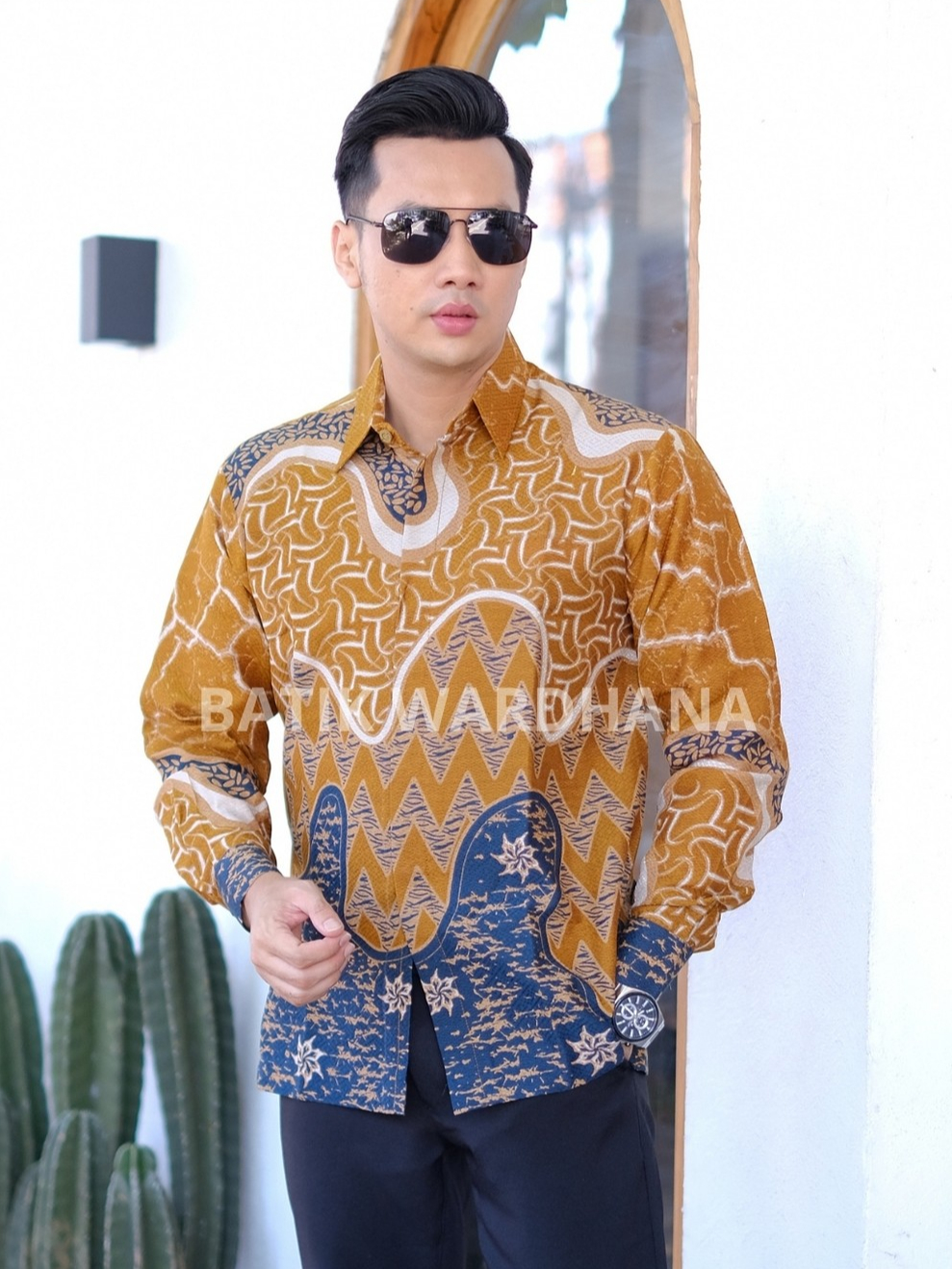 KEMEJA MEN'S BATIK MEN'S BATIK SHIRT MODERN BATIK BATIK TOP BATIK ...
