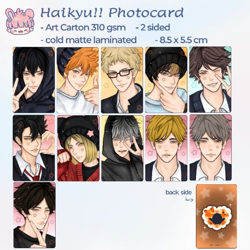 Haikyu Haikyuu Photocard Pc Fanmerch Fanart Polaroid Anime | Shopee ...