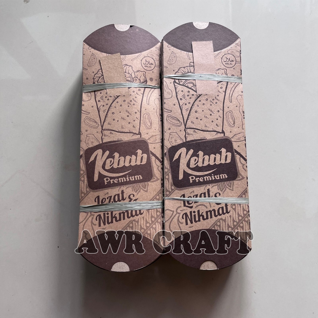 Kebab Packaging Size 24x9 cm Brown Motif Contents 100 Pcs Chocolate ...