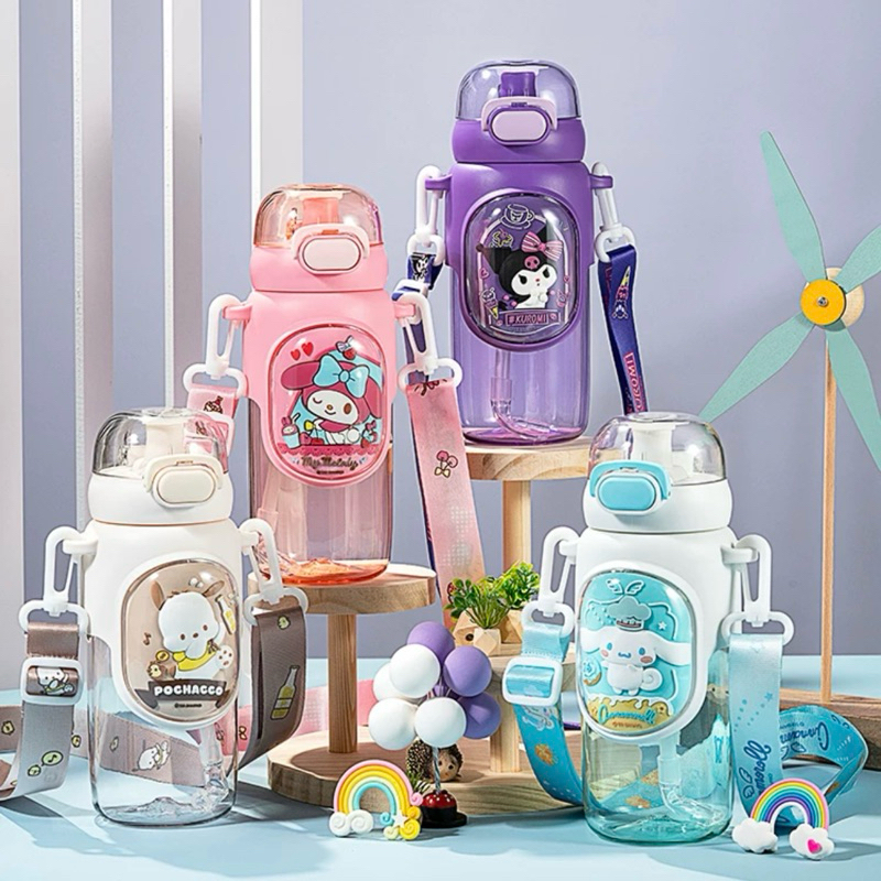 Sanrio ORIGINAL Kuromi Drinking Bottle | Cinnamoroll | My Melody ...