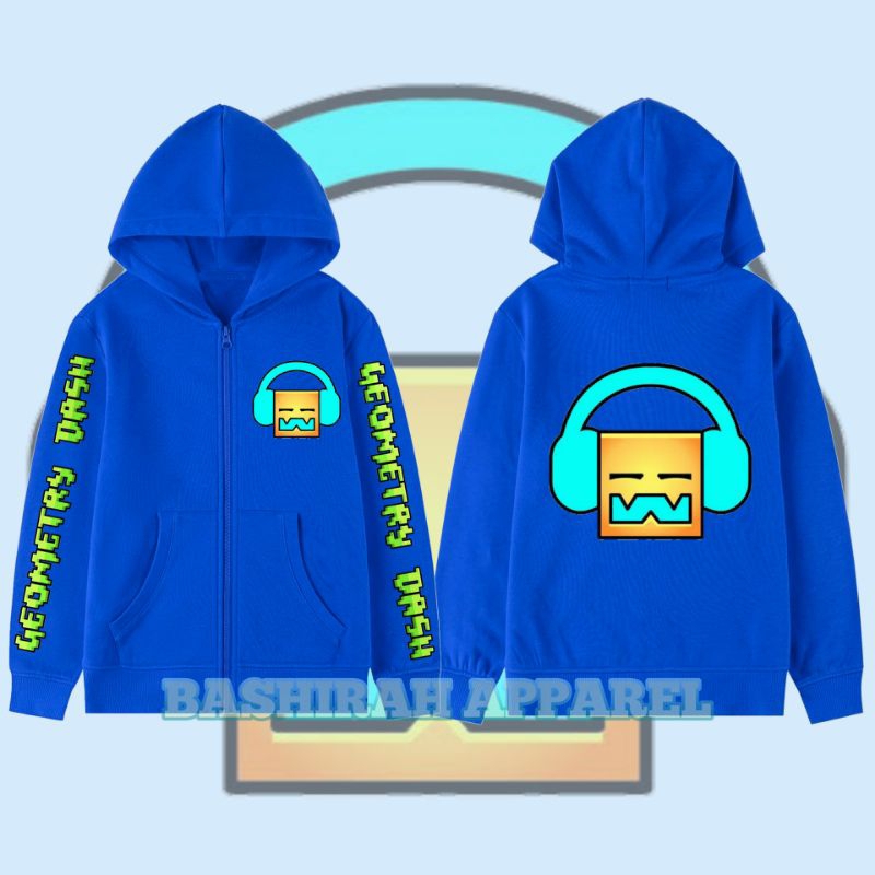 Geometry Dash Sweater Zipper Geometry Dash Jacket | Shopee Philippines
