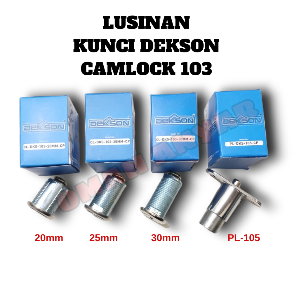 PREMIUM DOZENS 12pcs Cabinet Drawer Locks Panel Camlock Pushlock DKS ...
