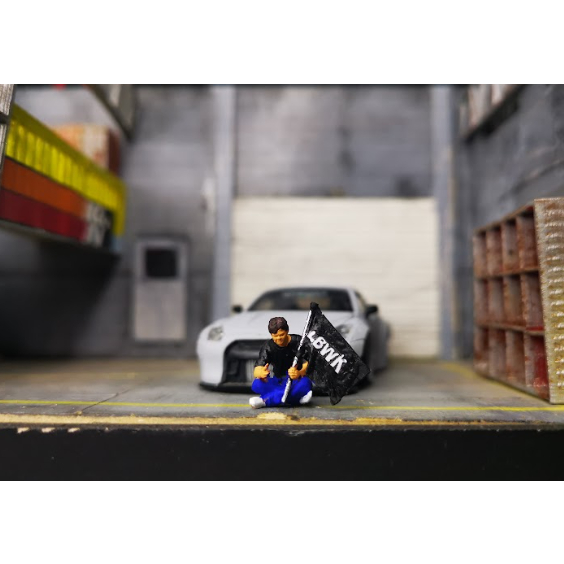 Figure 1 64 Men Kato Wataru LBWK Liberty Walk Diorama Diecast Miniature ...