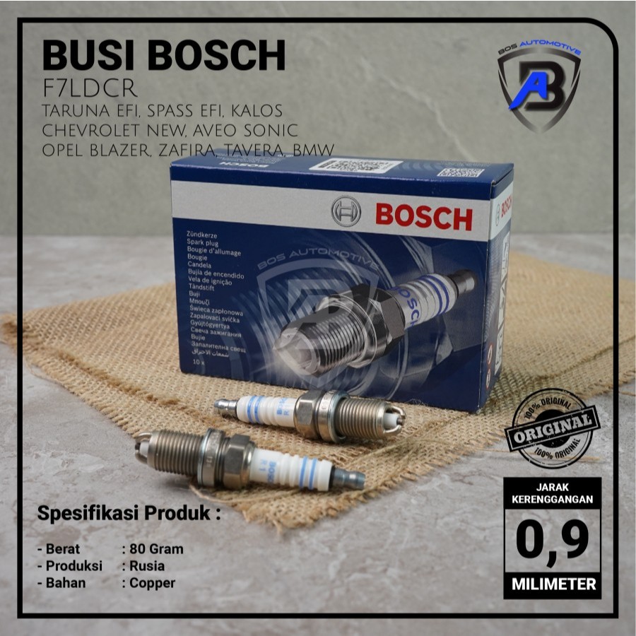 Spark Plug BOSCH F7LDCR Car New Chevrolet New Aveo Sonic Spark Plug ...