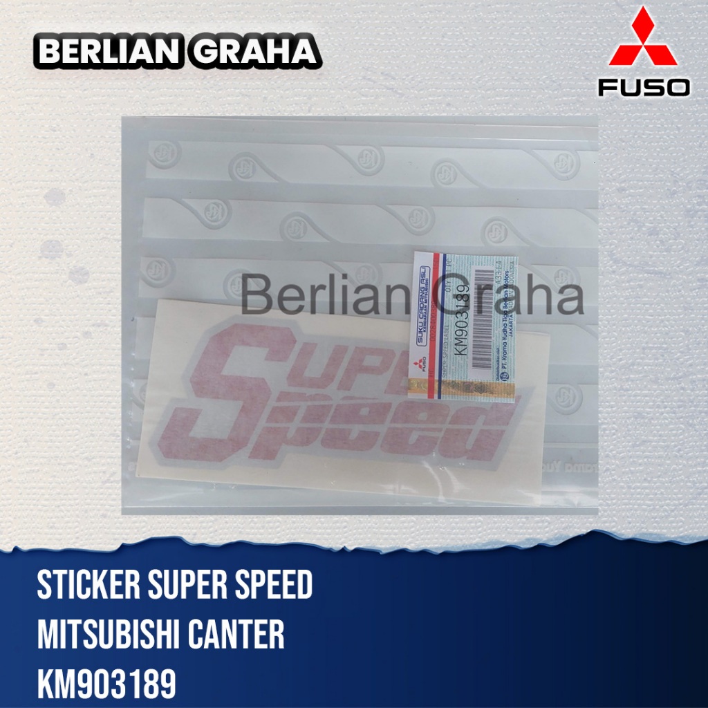 Original Mitsubishi Canter Super Speed Sticker | Km KM903189 | Shopee ...