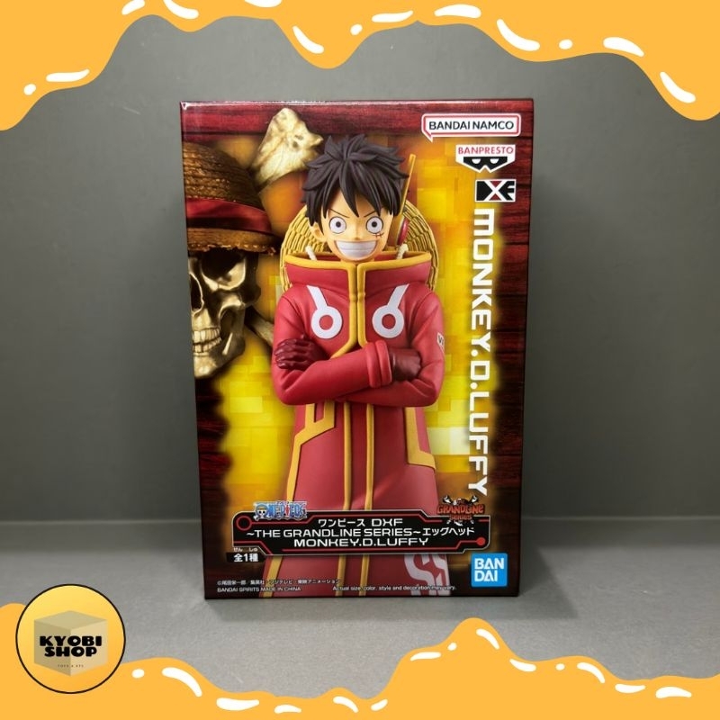 Chính Hãng] Mô Hình One Piece Monkey D Luffy DXF The Grandline Series Egg Head Luffy Đảo Trứng New Seal Box T Vàng I.92277777