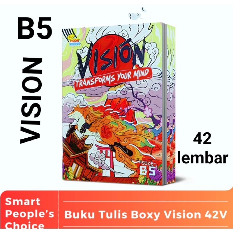 B5 BOXY MAXY SIDU VISION Notebook 42 sheets | Shopee Philippines