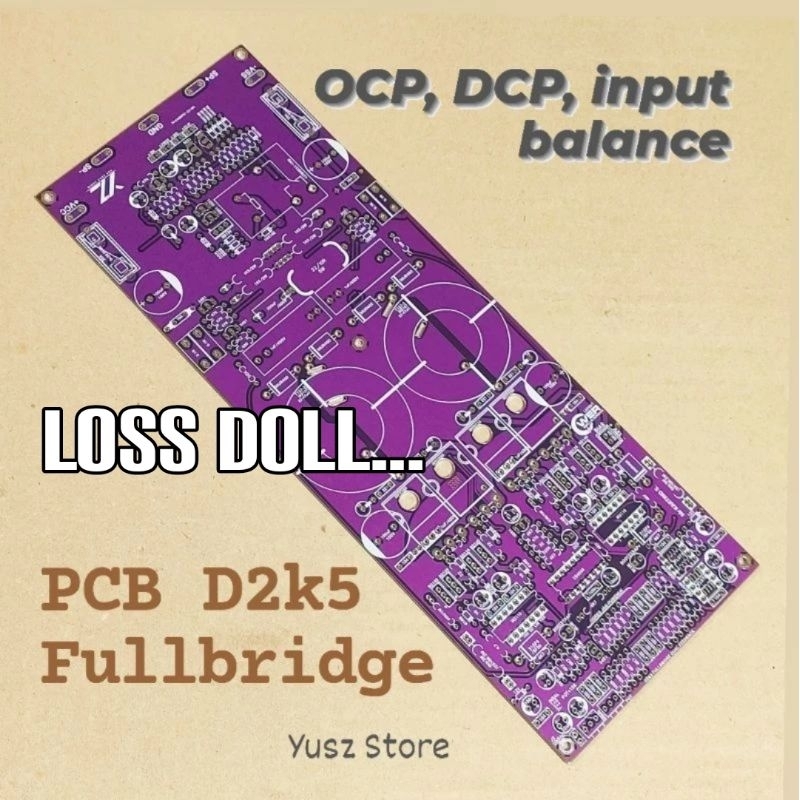 PCB D2K5 Fullbridge Class D 2k5 Power Amplifier | Shopee Philippines