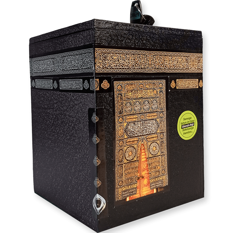 KA'BAH BABY BANK WITH LOCK, Miniature Kaaba Kaaba Storage Box Wedding ...