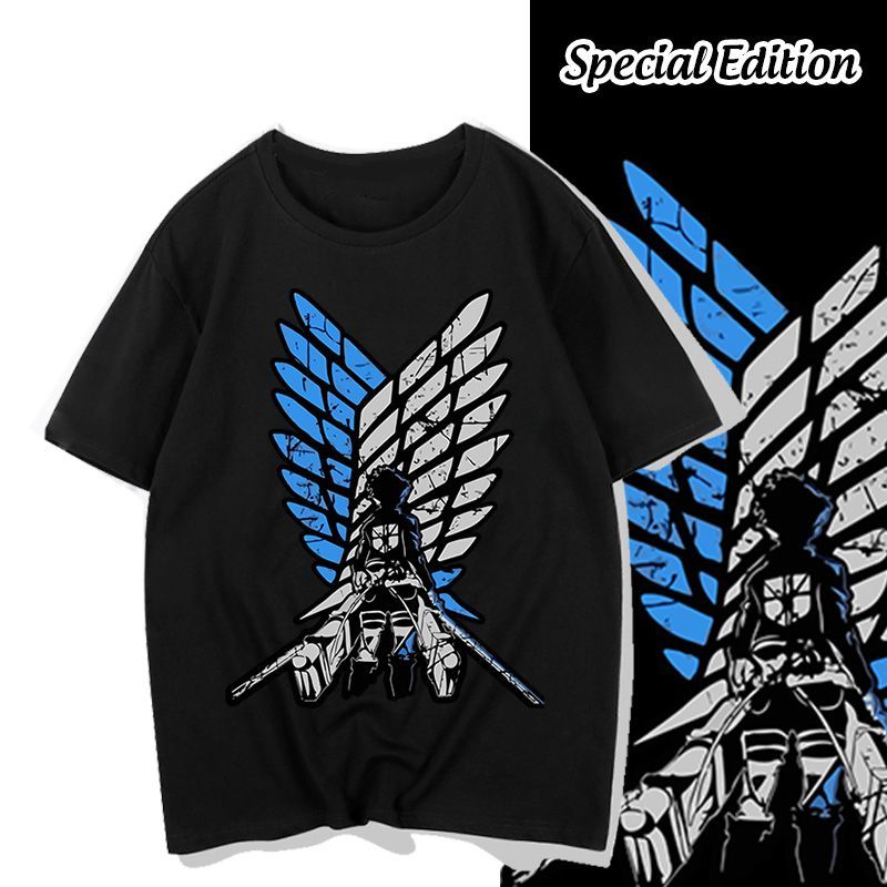 Agasa Premium Distro T-Shirt ATTACK ON TITAN WINGS OF FREEDOM Anime ...