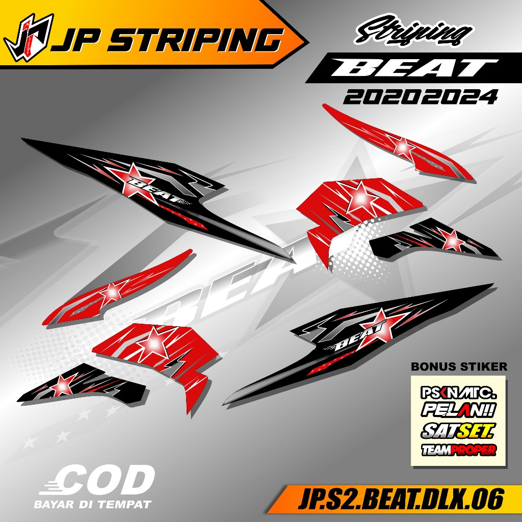 New 2020 2021 2022 2023 Striping Stickers BEAT deluxe Cbs Iss List ...