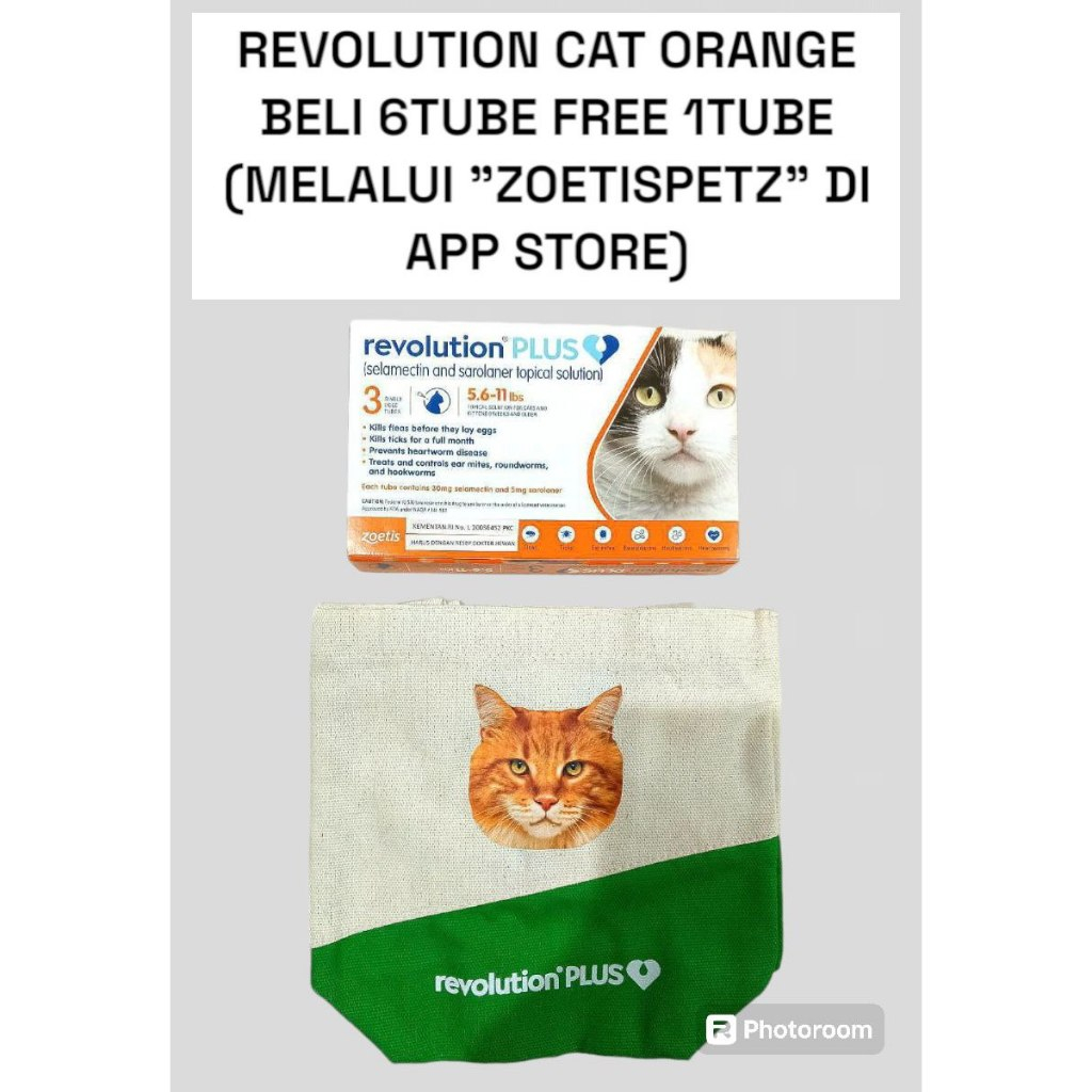 Revolution PLUS CAT (Price For 1 TUBE)REVOLUTION CAT Flea Medicine